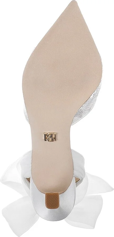 Women's Blaze 75MM Sequined Stiletto-Heel Pumps - White Sequins - Size 5 - Image 6