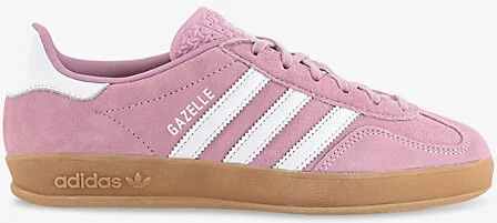 Womens Bliss Lilac White Gum Gazelle Indoor Suede Low-Top Trainers Eur 37.5 / 4.5 Uk Women
