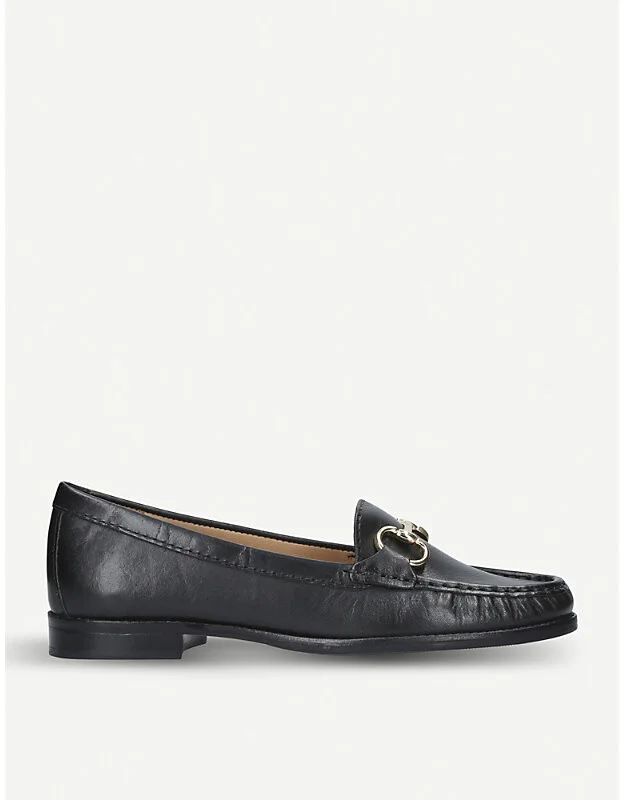 Womens Blk/Other Click Leather Loafers Eur 37 / 4 Uk Women