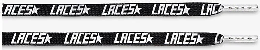 Womens Blk/Other Laces-Print Woven Laces S - Image 2