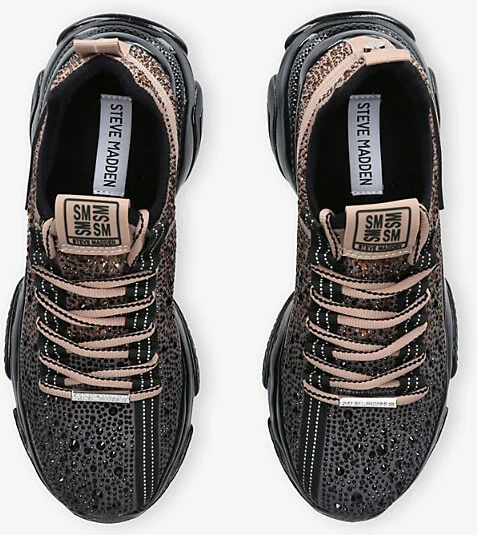 Womens Blk/Other Mistica Woven Mid-Top Trainers Eur 42/ 9 Uk Women - Image 2