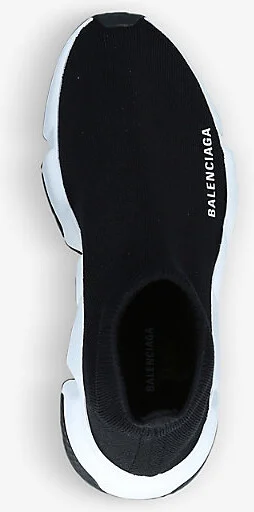 Womens Blk/White Women's Speed Stretch-Knit Trainers Eur 36 / 3 Uk Women - Image 2