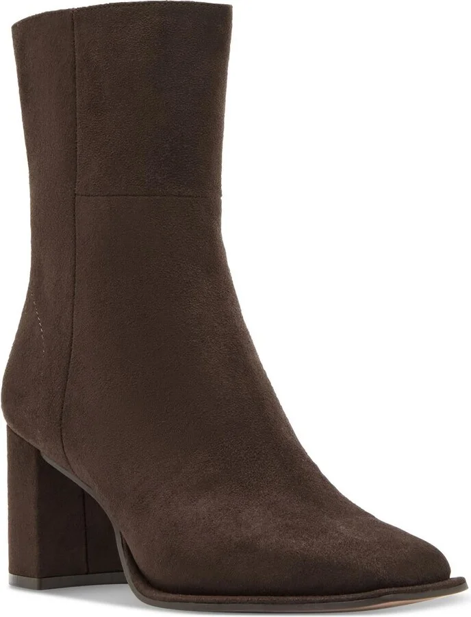 Womens Block Heel Man Made Mid-Calf Boots