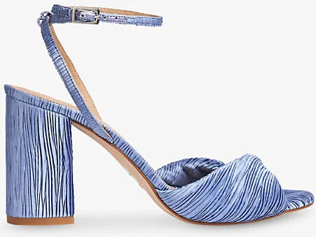 Womens Blu-Blue Lilth Woven Heeled Sandals Eur 37 / 4 Uk Women