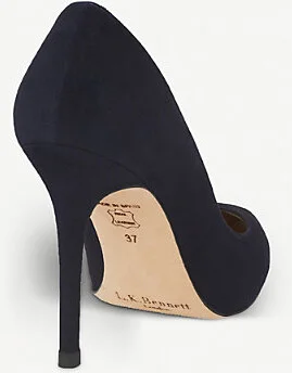 Womens Blu-Navy Fern Suede Courts Eur 42/ 9 Uk Women - Image 2