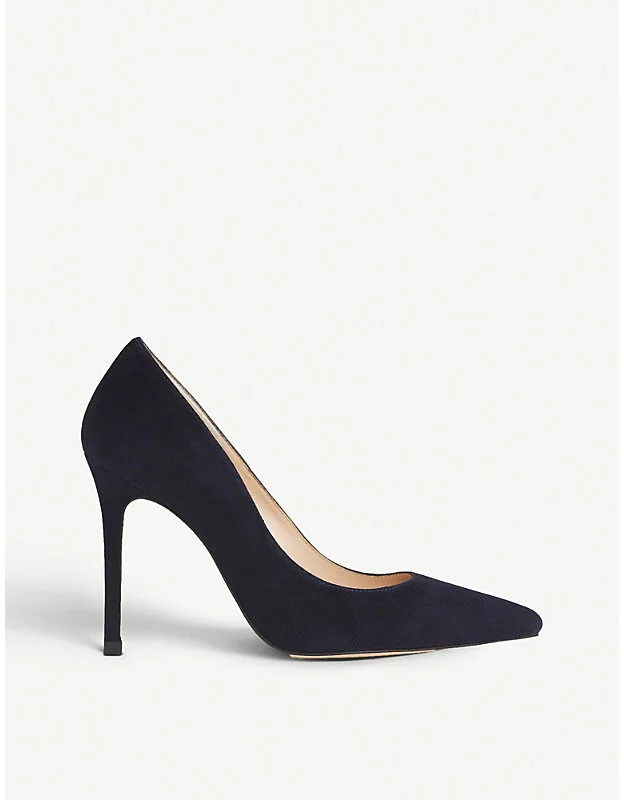 Womens Blu-Navy Fern Suede Courts Eur 42/ 9 Uk Women