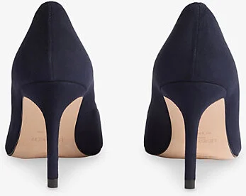 Womens Blu-Navy New Floret Suede Pointed-Toe Courts Eur 39 / 6 Uk Women - Image 2