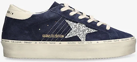 Womens Blue/Drk.C Hi Star 82811 Suede Low-Top Trainers Eur 41 / 8 Uk Women