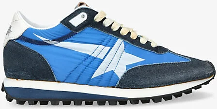 Womens Blue/Drk.C Running Marathon 50738 Suede and Mesh Low-Top Trainers Eur 39 / 6 Uk Women