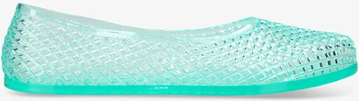 Womens Blue Iro Mesh-Textured PVC Flats Eur 38/5 Uk Women