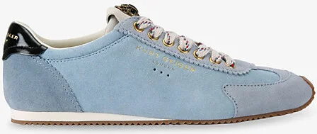 Womens Blue Islington Low-Top Suede Trainers Eur 39 / 6 Uk Women