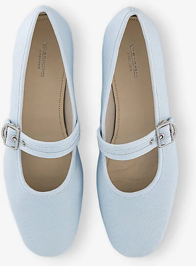 Womens Blue Jolin Suede Ballet Flats Eur 38/5 Uk Women - Image 2