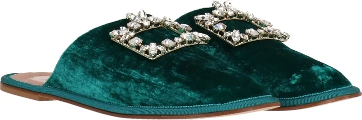 Womens Blue Mule