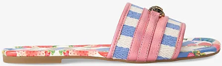 Womens Blue Other Southbank Printed Woven Flat Sandals Eur 38/5 Uk Women