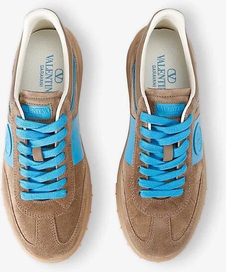 Womens Blue Other Upvillage Branded Leather Low-Top Trainers Eur 39 / 6 Uk Women - Image 2