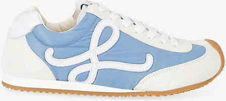 Womens Blue/Pal.C Ballet Runner 2.0 Nylon and Leather Trainers Eur 38/5 Uk Women