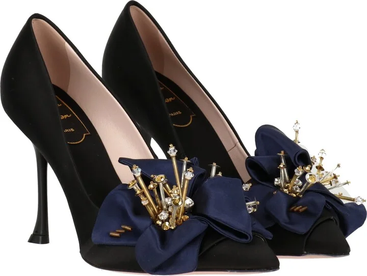 Womens Blue Pump