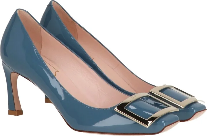 Womens Blue Pump