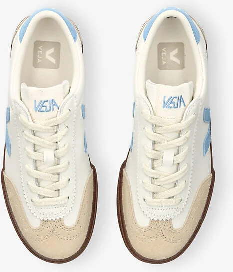 Womens Blue Volley Low-Top Leather Trainers Eur 39 / 6 Uk Women - Image 2