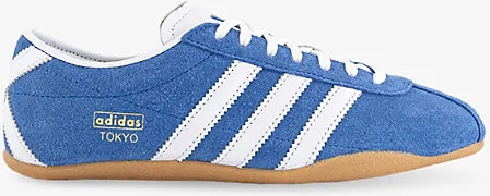 Womens Bluebird White Gum Tokyo Logo-Print Suede Low-Top Trainers 8.5
