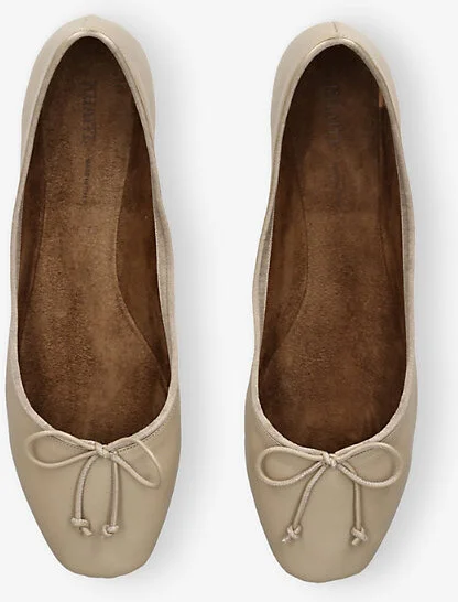 Womens Blush Charlotte Leather Ballet Flats Eur 36 / 3 Uk Women - Image 2