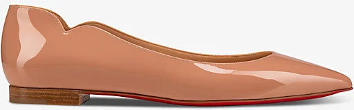 Womens Blush Hot Chickita Pointed-Toe Patent-Leather Pumps Eur 40 / 7 Uk Women