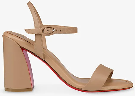 Womens Blush Miss Jane 85 Leather Heeled Sandals Eur 39 / 6 Uk Women