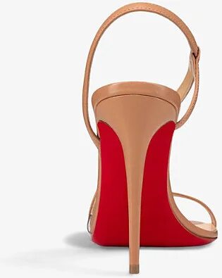 Womens Blush Rosalie 100 Leather Heeled Sandals Eur 41.5 / 8.5 Uk Women - Image 2