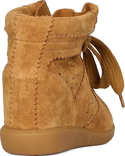 Women's Bobby Suede High-Top Sneakers - Black - Size 5 - Image 7