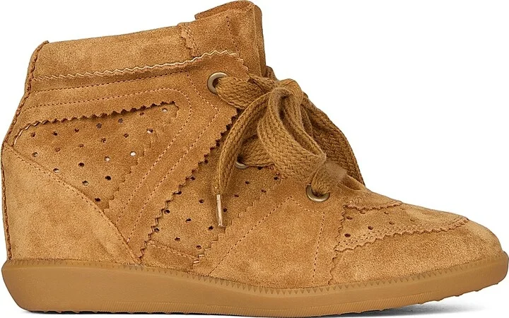 Women's Bobby Suede High-Top Sneakers - Black - Size 5 - Image 10