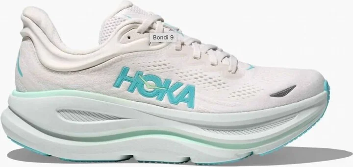 Women's Bondi 9 Running Shoes In Frost / Cielo Blue