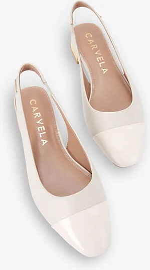 Womens Bone Amelia Sling-Back Faux-Leather Pumps Eur 40 / 7 Uk Women - Image 2