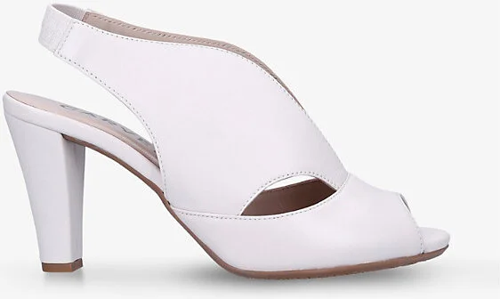 Womens Bone Arabella Cut-Out Leather Sandals Eur 37 / 4 Uk Women