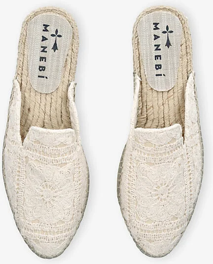Womens Bone La Havana Crochet Espadrilles Eur 39 / 6 Uk Women - Image 2