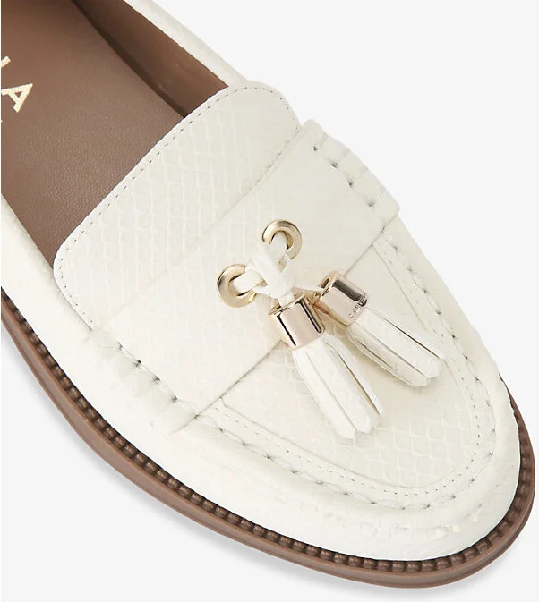 Womens Bone Manor Faux-Leather Loafers Eur 37 / 4 Uk Women - Image 2