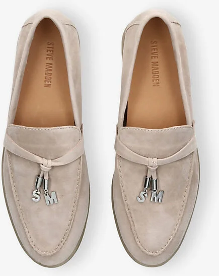 Womens Bone Portland Suede Loafers Eur 39 / 6 Uk Women - Image 2