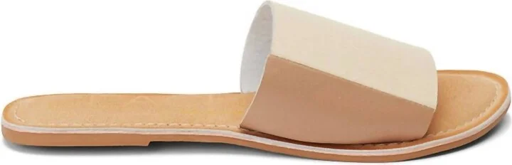 Women's Bonfire Slide Sandal In Ivory/taupe