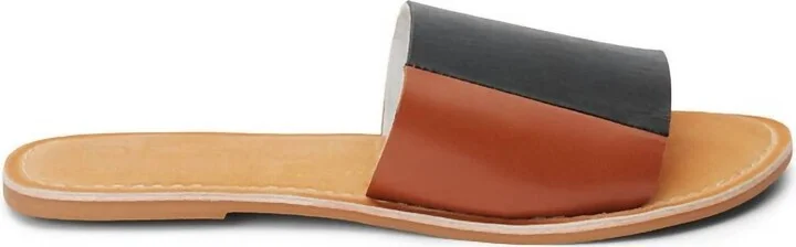 Women's Bonfire Slide Sandal In Tan/black