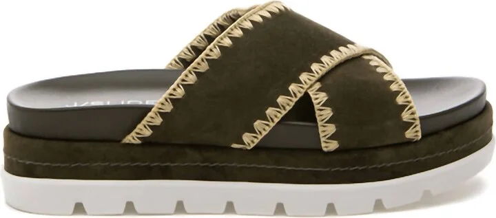 Women's Boo Suede Sandal In Olive