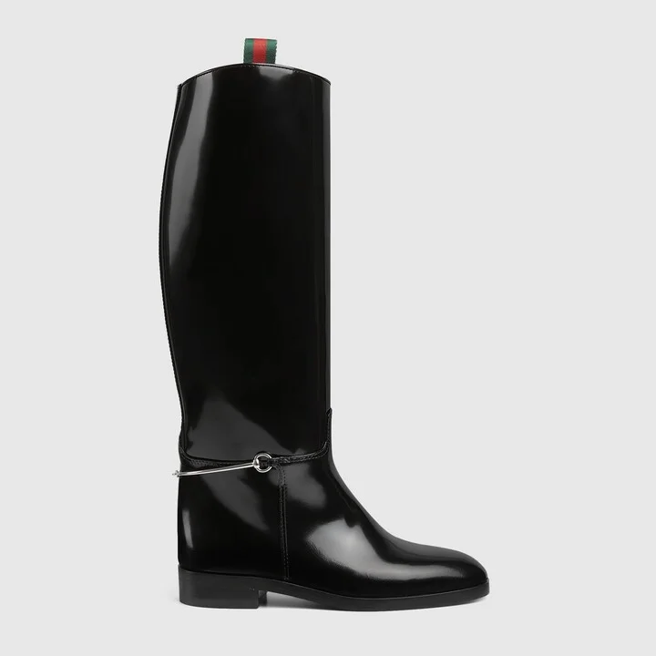 Women's boot with slim Horsebit