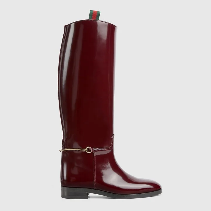 Women's boot with slim Horsebit