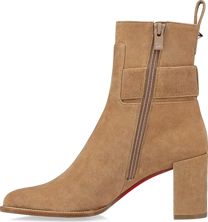 Women's Booty Lock 70MM Velvet Boots - Lionne - Size 6 - Image 4
