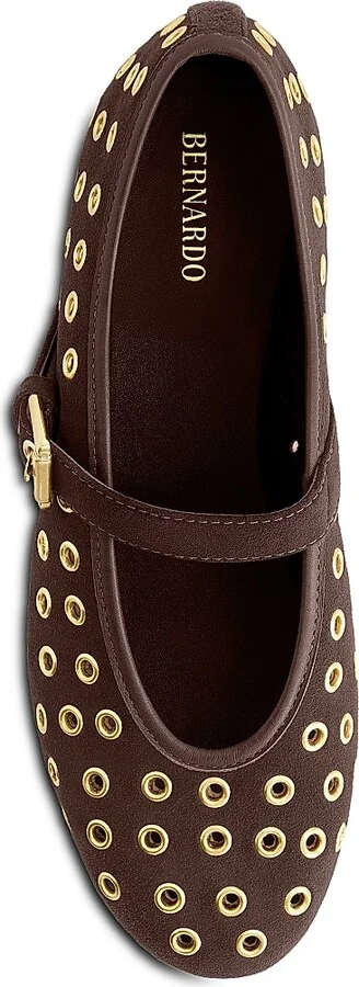 Women's Borden Grommet Mary Jane Flats - Dark Chocolate - Size 6 - Image 3