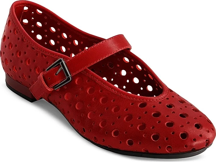 Women's Borden Perf Mary Jane Flats - Black - Size 6 - Image 6