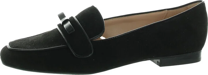 Womens Bow Manmade Loafers