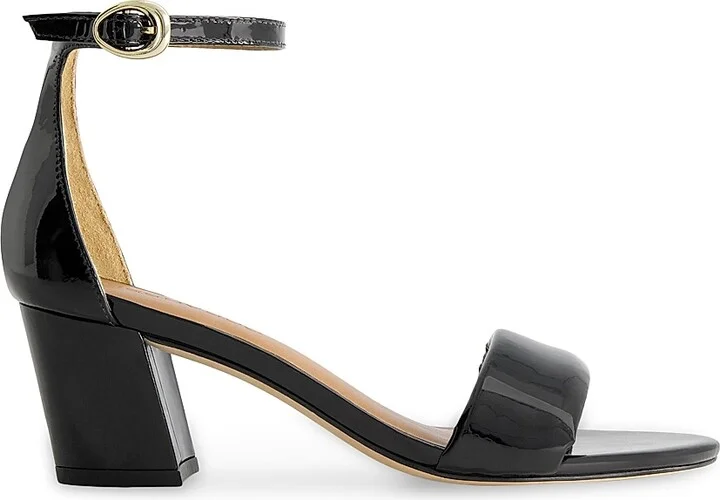Women's Bowie Ankle Strap Heeled Sandals - Black - Size 6