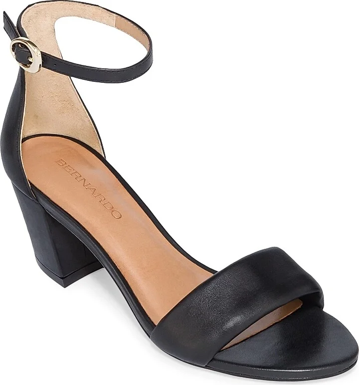 Women's Bowie Ankle Strap Heeled Sandals - Black - Size 7 - Image 2