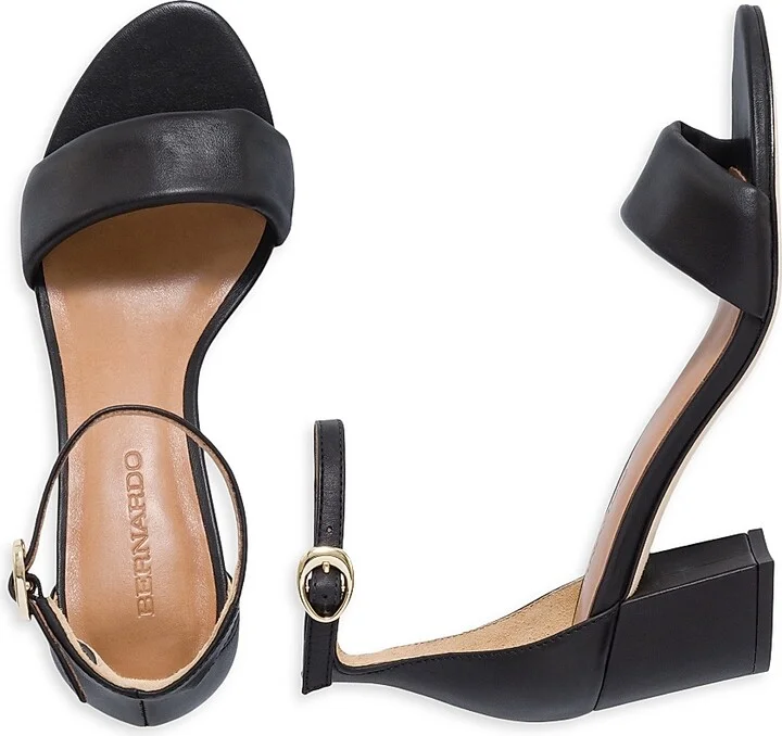 Women's Bowie Ankle Strap Heeled Sandals - Black - Size 7 - Image 8