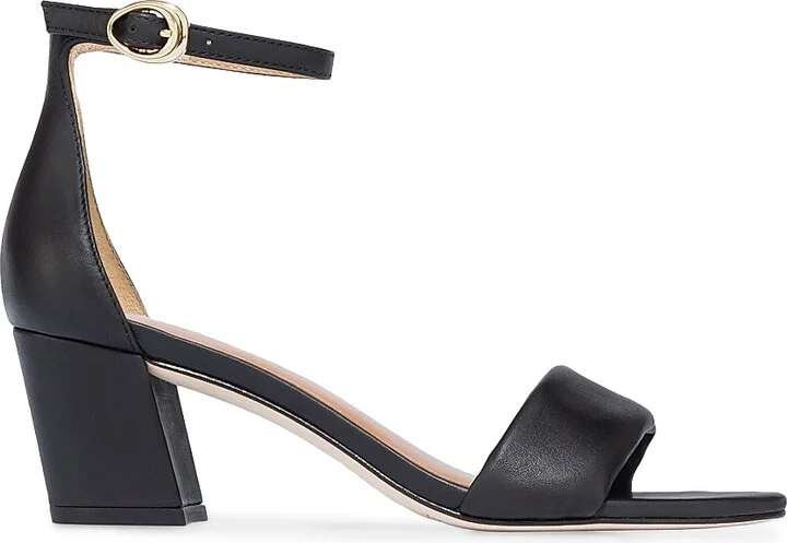 Women's Bowie Ankle Strap Heeled Sandals - Black - Size 7