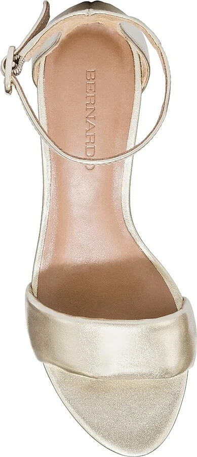 Women's Bowie Ankle Strap Heeled Sandals - Champagne - Size 6 - Image 3